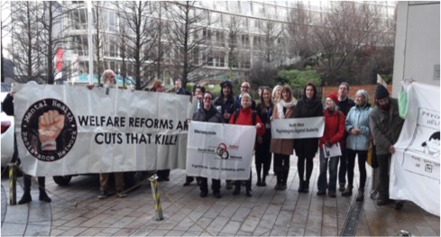 United against welfare cuts and welfare reform: report from the lobby of the British Psychological Society conference, 18th January 2017